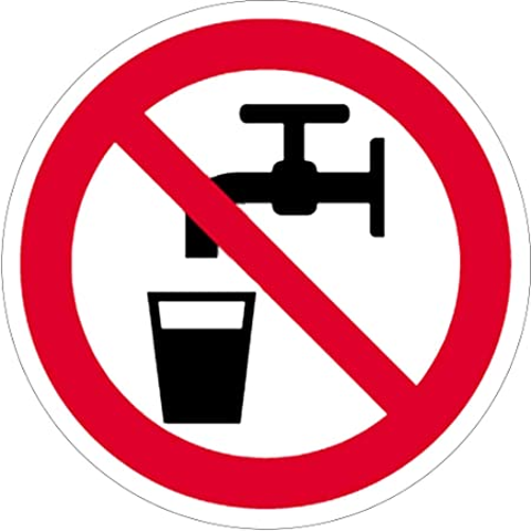 Acqua non potabile